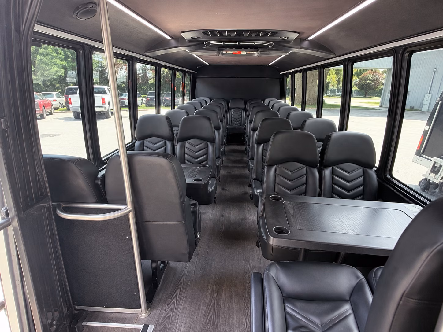 gainesville 15 passenger minibus interior