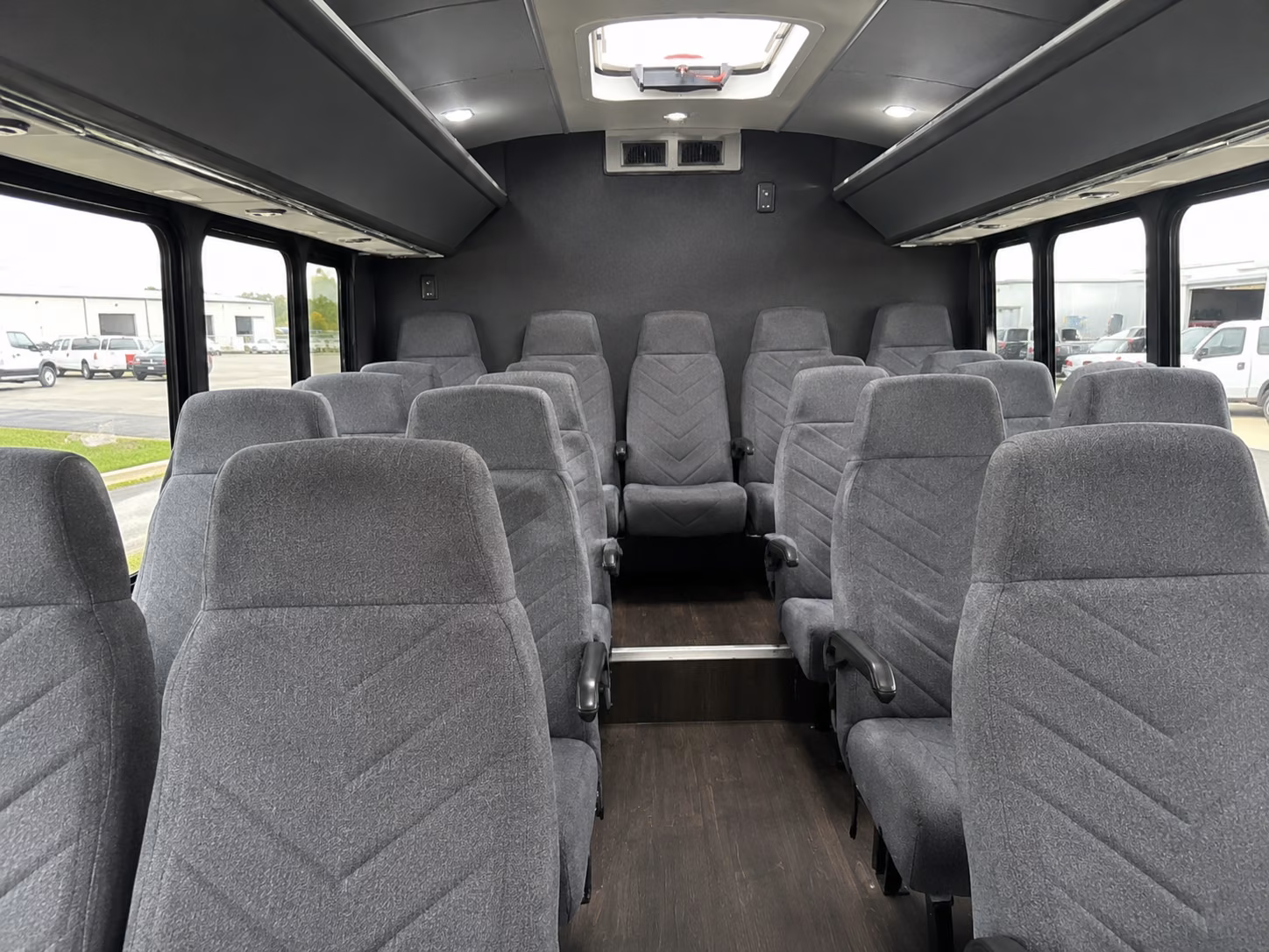gainesville 20 passenger minibus inside