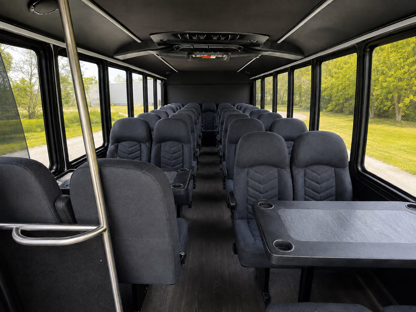 gainesville 20 passenger minibus interior