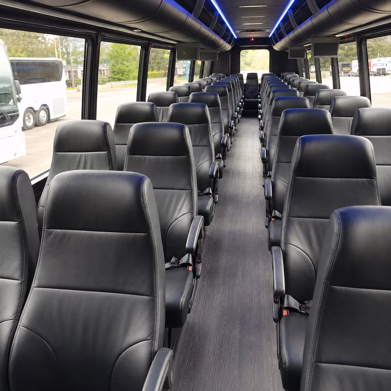 gainesville 30 passenger minibus inside