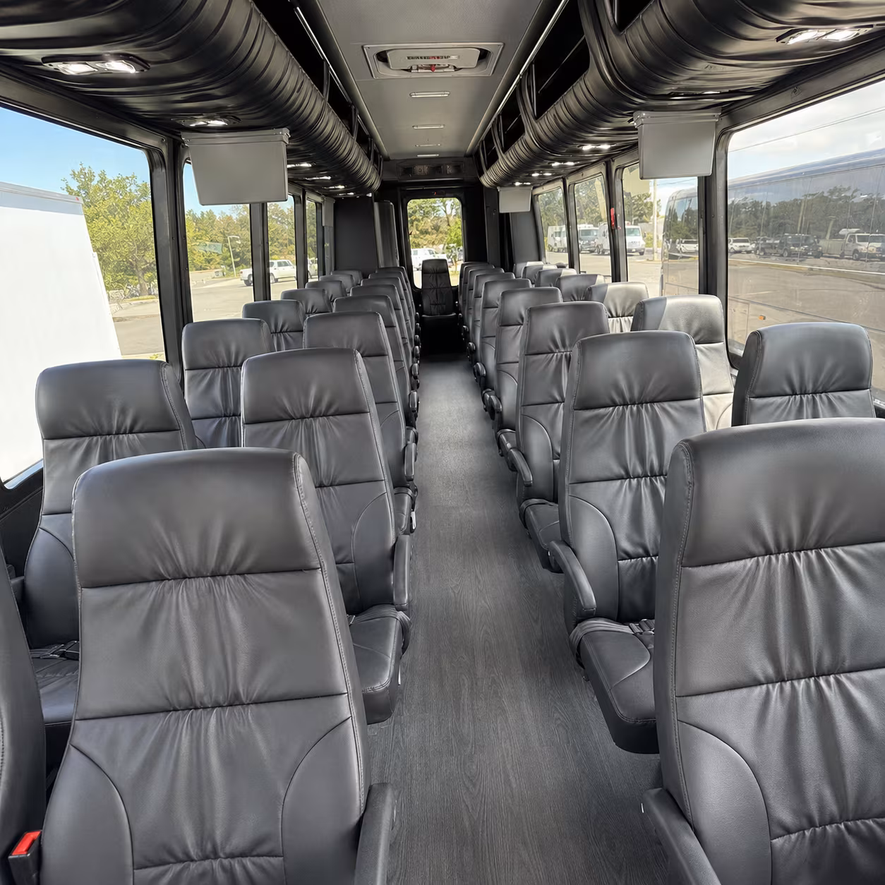 gainesville 35 passenger minibus inside