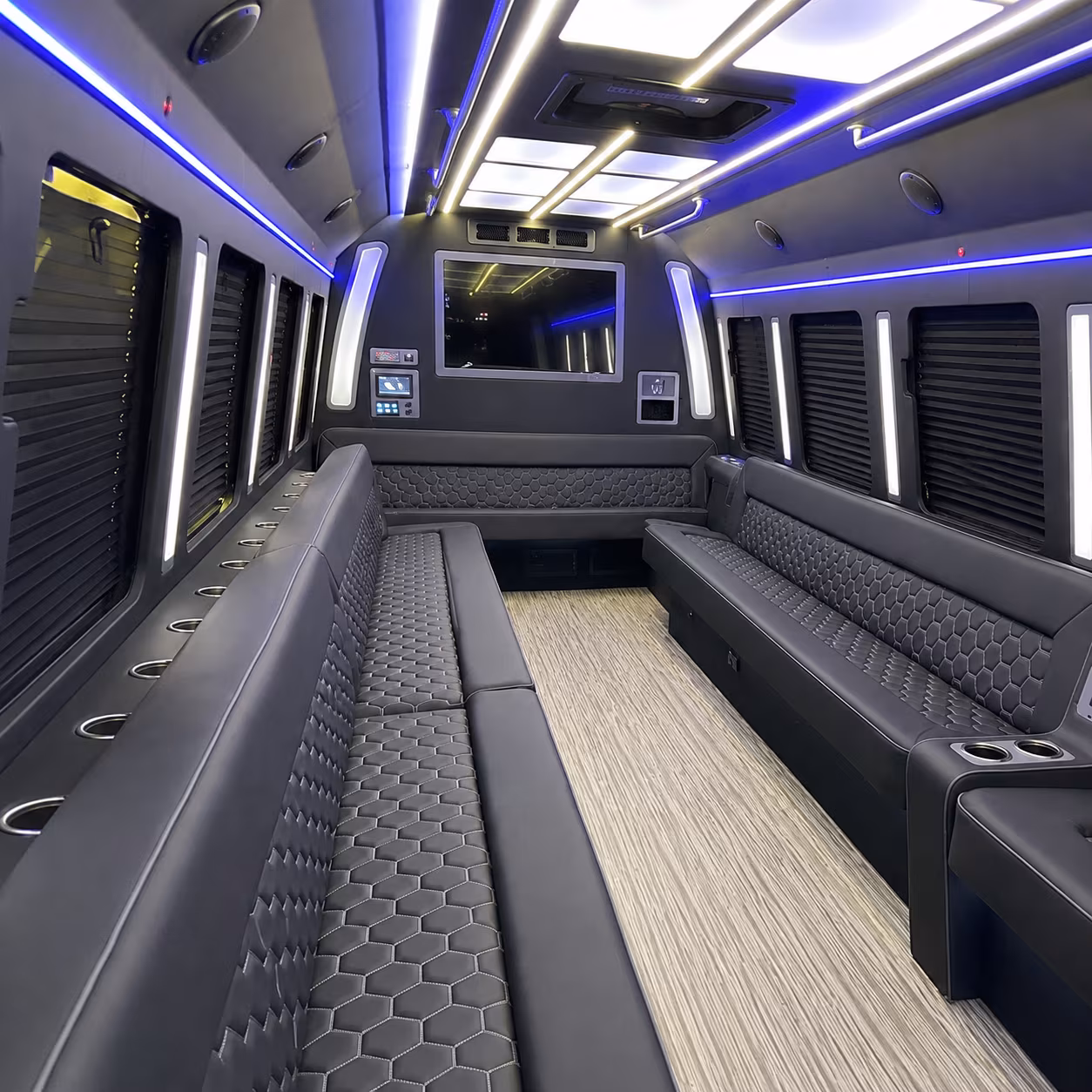 gainesville party bus interior