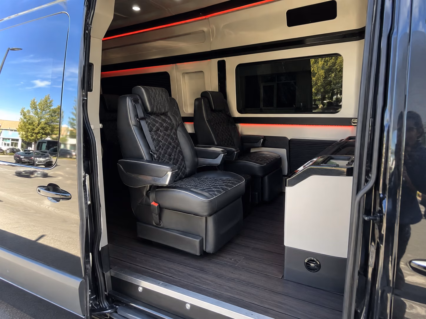 gainesville private event transportation onboard seating