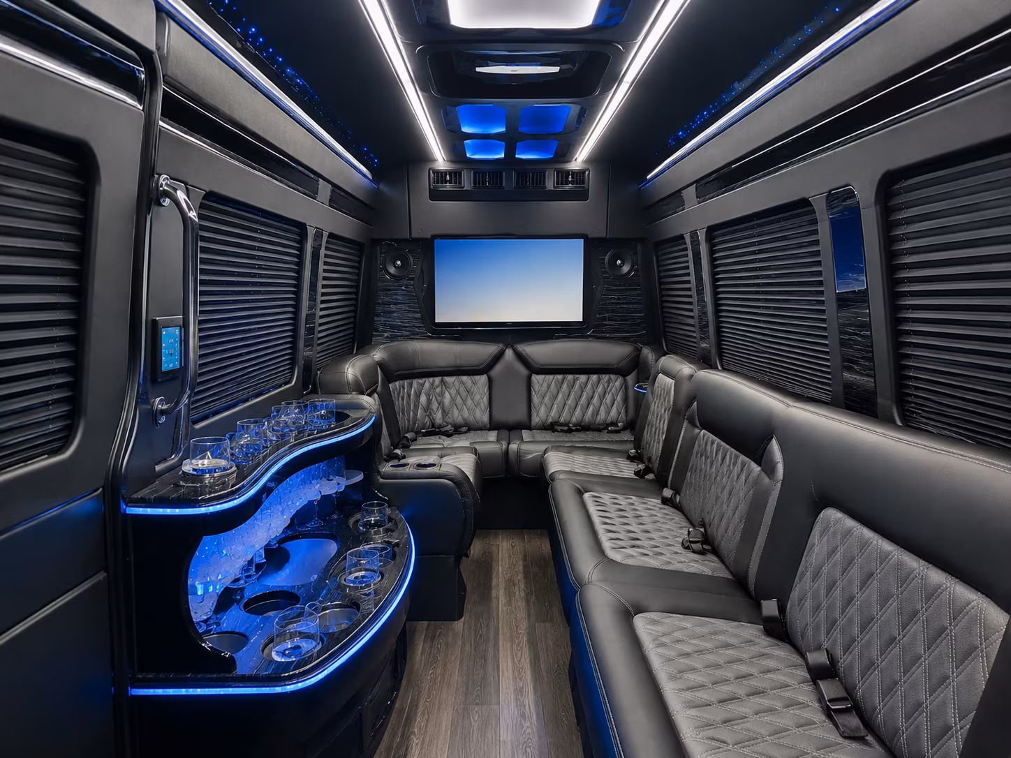 sprinter van and party bus rentals for gainesville after prom celebrations